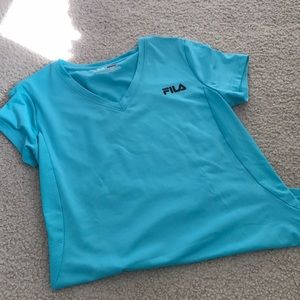 Blue workout T-shirt